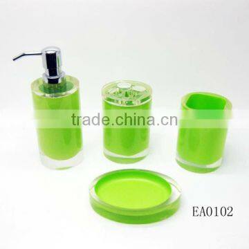 Resin bathroom fittings 2016 eco-friendly popular bathroom accessories