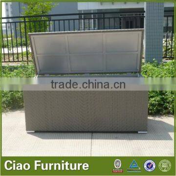 Outdoor Cushion Box Rattan Plastic Storage Box photo-3