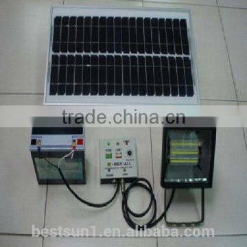 Green energy stand-alone High quality off grid auto switch 150w solar powered indoor led light