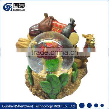 Unique Curious Tourist Attractions Desert Souvenir Camel Water Snow Globe photo-2