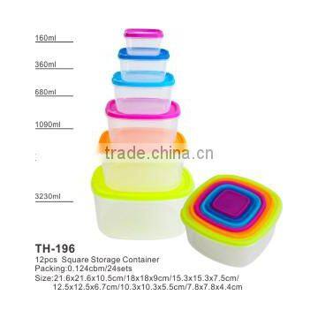 Wholesale Plastic Clear Square Storage Container With Lid photo-6