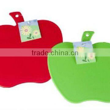 plastic cutting board apple shape