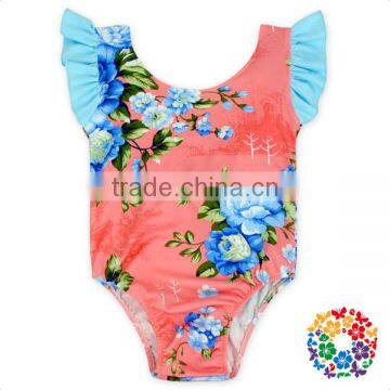 Boutique Open Back Children Custom Jumpsuit Plain White Baby Rompers Girls Set photo-5