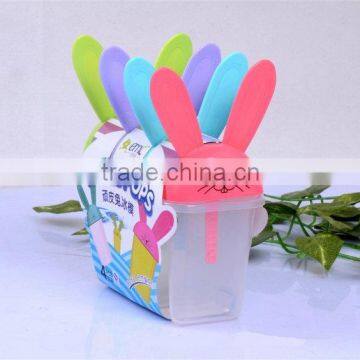 2098 Lovely Rabbit Shape Plastic Ice Mould,ice Cream Moulds photo-3