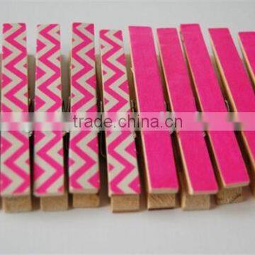 2017 Washi Tape Pegs Wooden Pegs Wedding Favour Pegs made in China