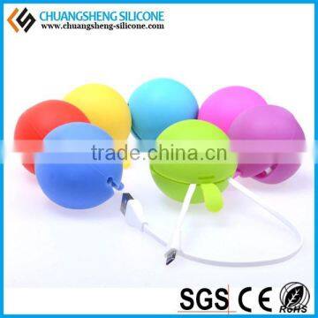Wire flower pot holder bag for phone cable