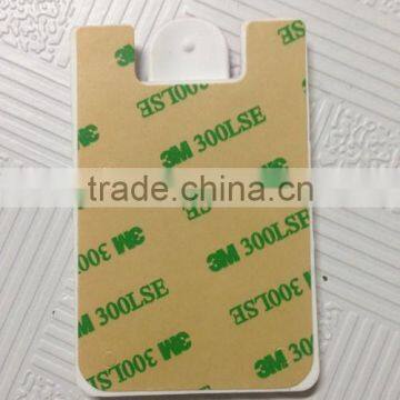 China 3M Sticker Card Holder,mobile Phone Silicone Wallet photo-5