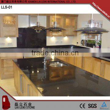 Chinese black Galaxy good compressive strength Granite Countertop