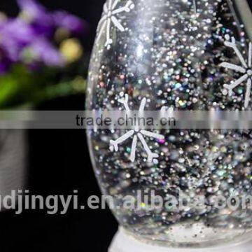 PVC Big Transparent and Black Hat of Snowman for Table Decoration photo-6