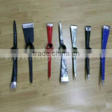 Long handle fiberglass wooden handle pickaxe