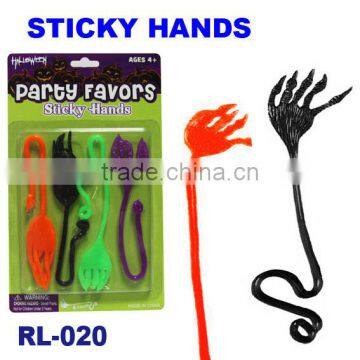 Plastic TPR Sticky Hands Toys