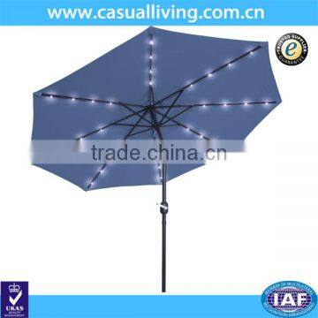 9ft Solar Led Light Led Patio Umbrella