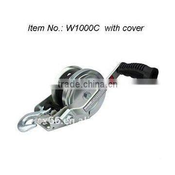1000LB/450kg trailer part winch with cover