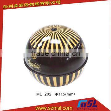 Christmas Metal Ball Tin Box for Gifts