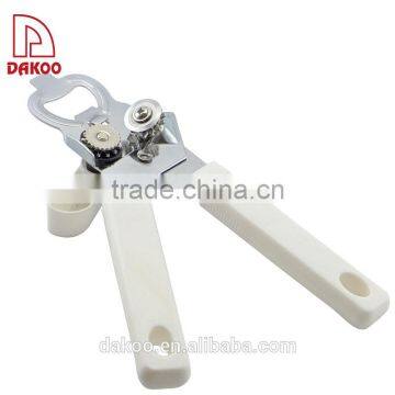 White PP Handle Can Opener With Iron Plating photo-6