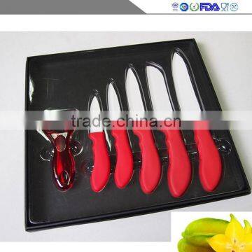 Sales of High-grade Covered 6 Times Environmental Protection Zirconia Multi-functional Household Ceramic Knife Sharp Suits photo-3