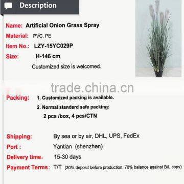Fantastic Scirpus Validus Wide Blade Artificial Grass for Decoration photo-2