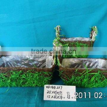 fiber cloth flower basket