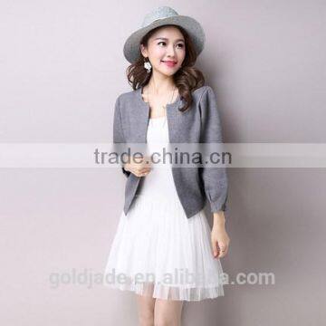 Wholesale New Fashion Knitted Cardigan Tops Candy Color Ladies Cardigan Sweater Women Cardigan photo-3