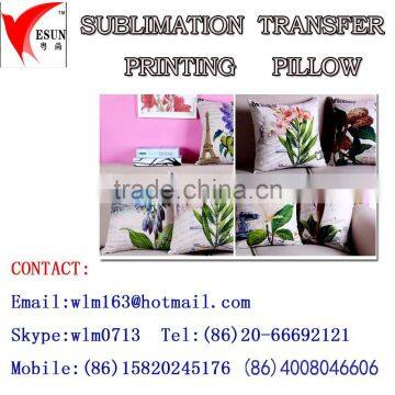 sublimation printing pillow