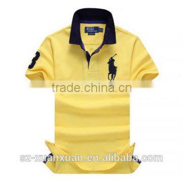 Wholesale China Cotton Men Polo T-shirt With Printing photo-5