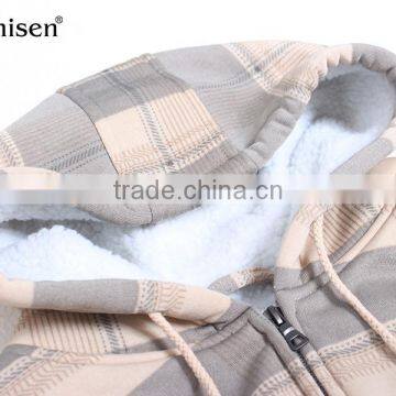 2017 Oem Service Factory Stock Price Wool Plaids Men Coat photo-3