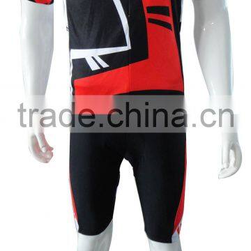 Sublimation Cycling Kits for Training Red Cycling Bicyle Jersey photo-2