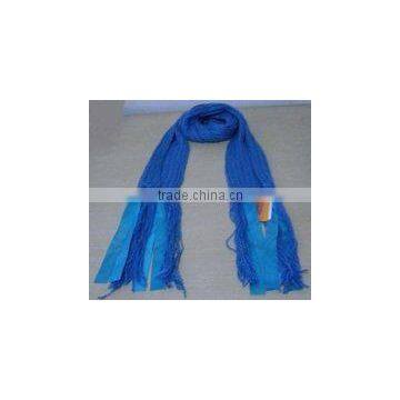 Knitted Chenille Scarf photo-6