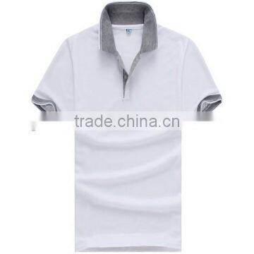 Custom Summer Solid Men Classic Plus Size Cotton Shirts Men Pullover Polos Shirts Casual Men Short Sleeve Wide-Waisted Shirts photo-5