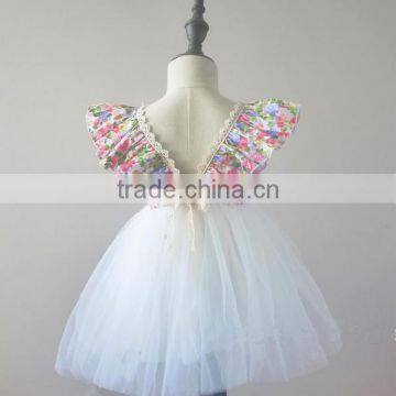 Summer Children Frocks Model Design 6 Years Small Girl Baby Clothes Fashion Dress photo-2