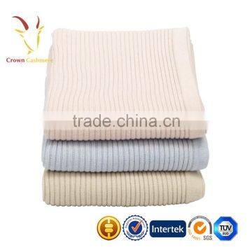 Plain China Knitted Newborn Baby Throw Blanket photo-4