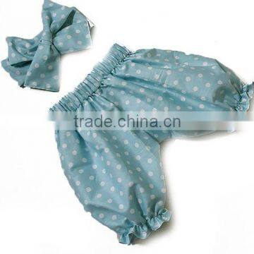 Children's Underwear With Headband Kids Trousers Baby Icing Legging Wholesale Ruffle Ribbon