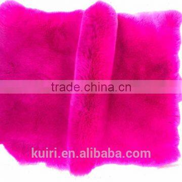 Factory Direct Supply 100% Real Rex Rabbit Fur Skin /Geninue Dyed Rex Rabbit Skin Tp2 photo-5