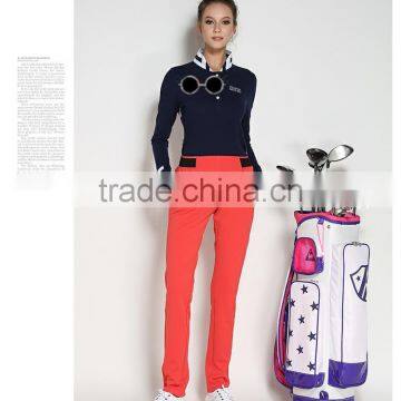 The Latest Design of High Quality Boutique Wholesale Ladies Golf Apparel Golf Pants photo-3