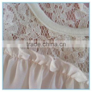 Children Girls Chiffon Printed Lace Sleeve t Shirt, Beautiful Girl t Shirt, Fancy Gril Short Sleeve t Shirt photo-5