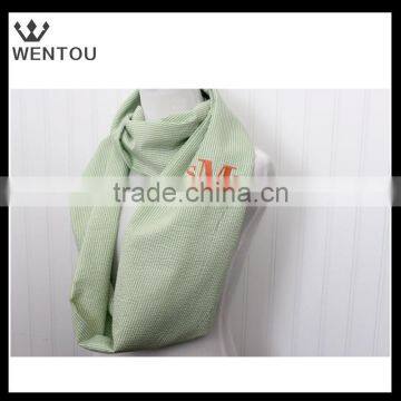 Wholesale Personalized Seersucker Infinity Scarf photo-4