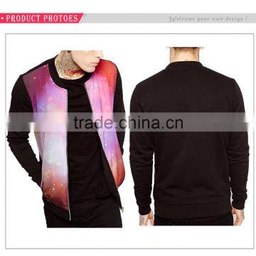 Wholesale Front Sublimation Custom Hoodie Jacket Wholesale For Man