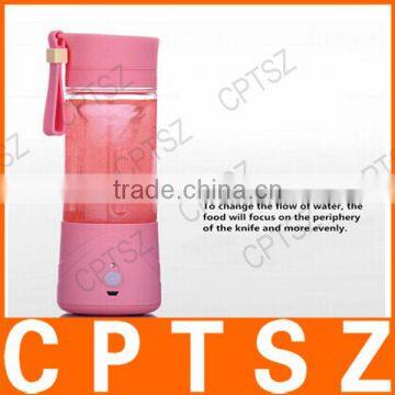 Portable Electric Juice Cup Silicone Drinking Water Bottle 380ml Can Charge Automatic Liquid Coffee Mixer Canecas Drinkware photo-2