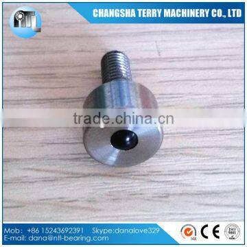 Ceramic stud ball transfer unit