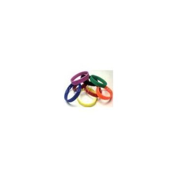 Color Filled silicone Wristband and Printed Wrist bands, Custom Rubber Bracelets