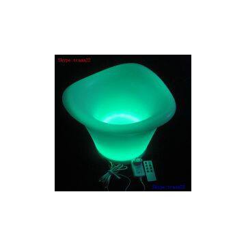 Led Illuminated Wine Ice Bucket With Stand photo-2