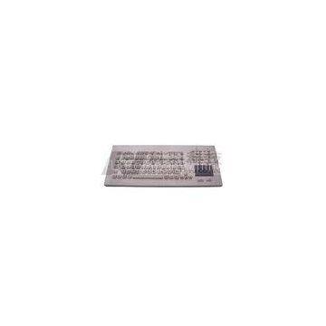 104 Keys Metal Industrial Keyboard With Touchpad , Numeric Keypad For Public