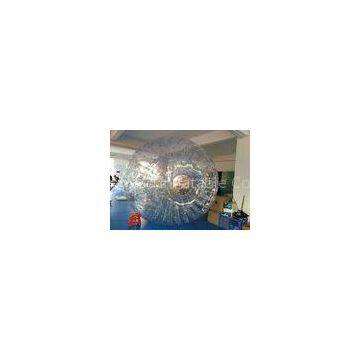 Grass PVC / TPU Inflatable Zorb Ball Soccer , Giant Hamster Ball For Humans
