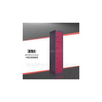 Hot Selling Knocked Down 4 Tier Steel Locker