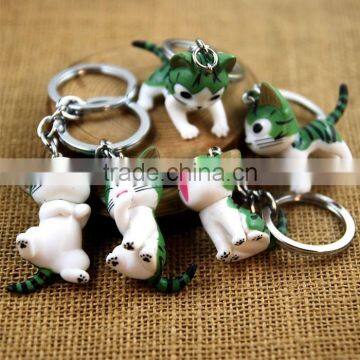 Chi`s Sweet Home Cartoon Toys Cute Cat Figure Pendant Anime Keychain Set Of 5