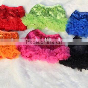 Top sale baby girls sequin shorts toddler girls ruffle sequins short wholesale childrens persnickety various color shorts