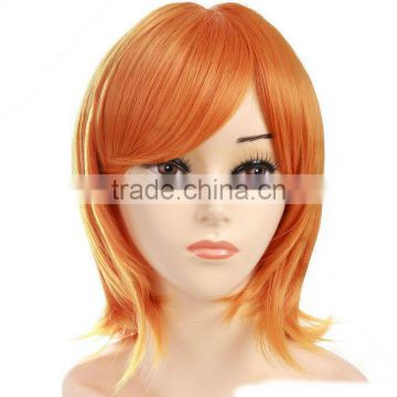 Japanese Cosplay and Costume Short Wigs Wholesaler from China,Machine Made Wig of Chinese Manufacturer DB01413