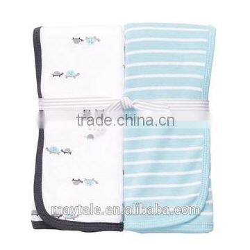 Hot Sales Jersey knit swaddle blanket.