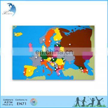 China Supplier Montessori Toys Material Educational Toys Map Puzzle Game photo-5