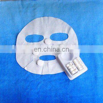 Hot Selling Whitening Spunlace Non Woven Facial Mask Cosmetic Facial Mask photo-3